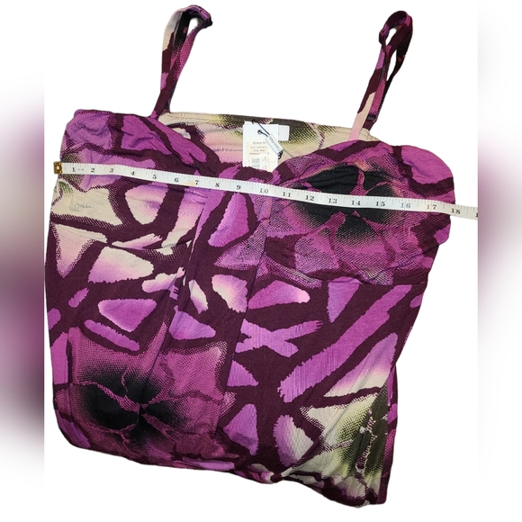 💜HP💜NWT Calvin Klein Pomegranate Multi Tank Top💜 - Picture 11 of 12